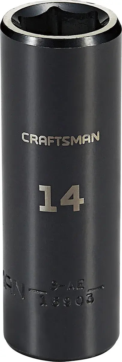 View of CRAFTSMAN Sockets: Impact on white background